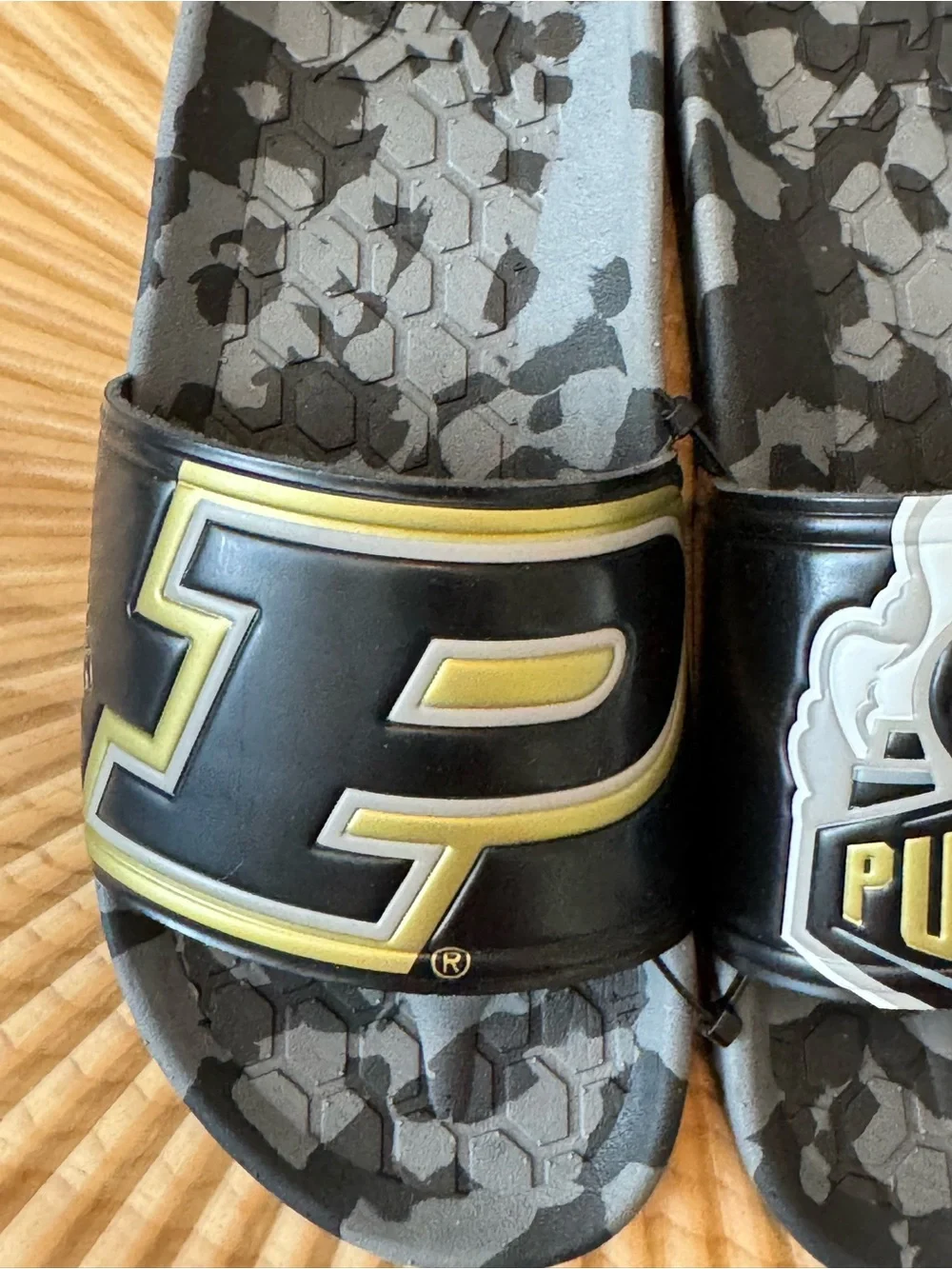 Purdue University Boilermakers HYPD Slydr Sports Sandals Slides Shower Beach